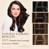 Dark Brown Hair Dye Shampoo, Color Shampoo for Gray Hair