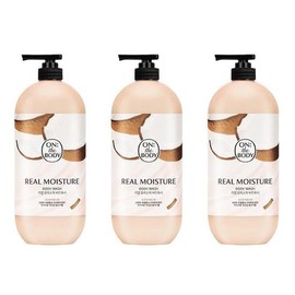 On the Body Real Moisture Body Wash Almond 900g 3 packs / 온더바디 리얼모이스처 바디워시 아몬드 900g 3개
