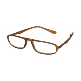 Calabria TR917 Flexie Sport Oval Bendable Reading Glasses +2.00 Smoke Grey Men Women Readers Bending Italy Design