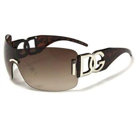 DG STUDIO Designer Oversized Celebrity Brown Classic Retro Large Vintage UV400 Women's Ladies Girls Fashion Sunglasses