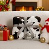 Cozy Bliss Cow Print Throw Blanket for Bed - Fuzzy