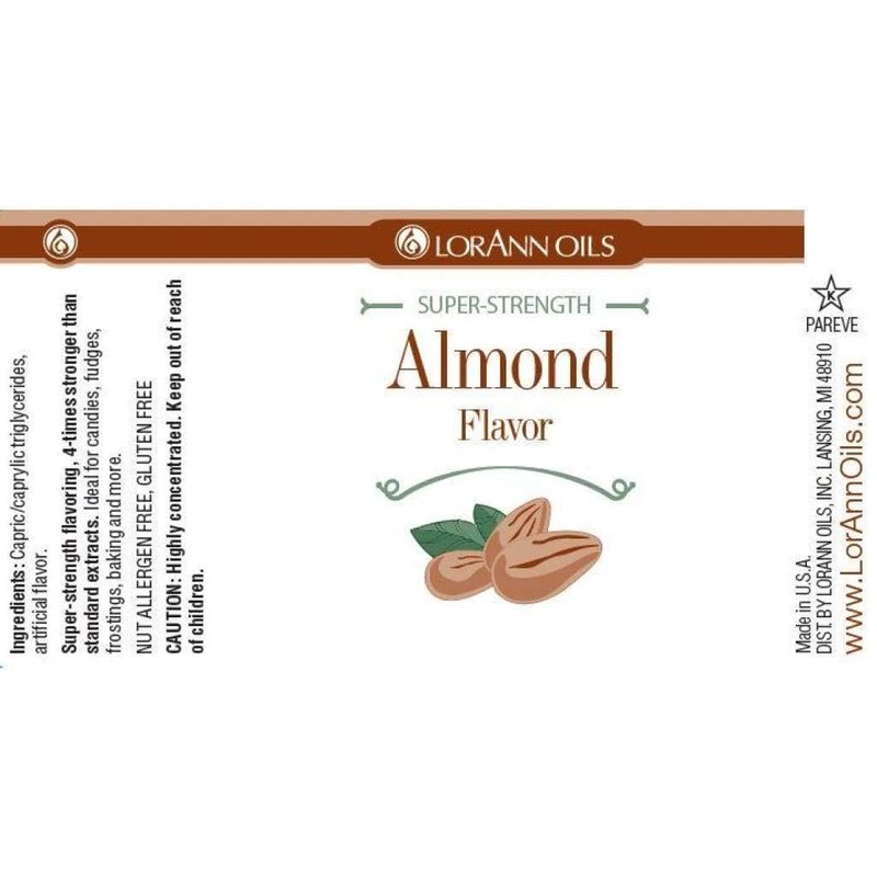 LorAnn Oils Super-Strength Almond Flavouring - 1 oz