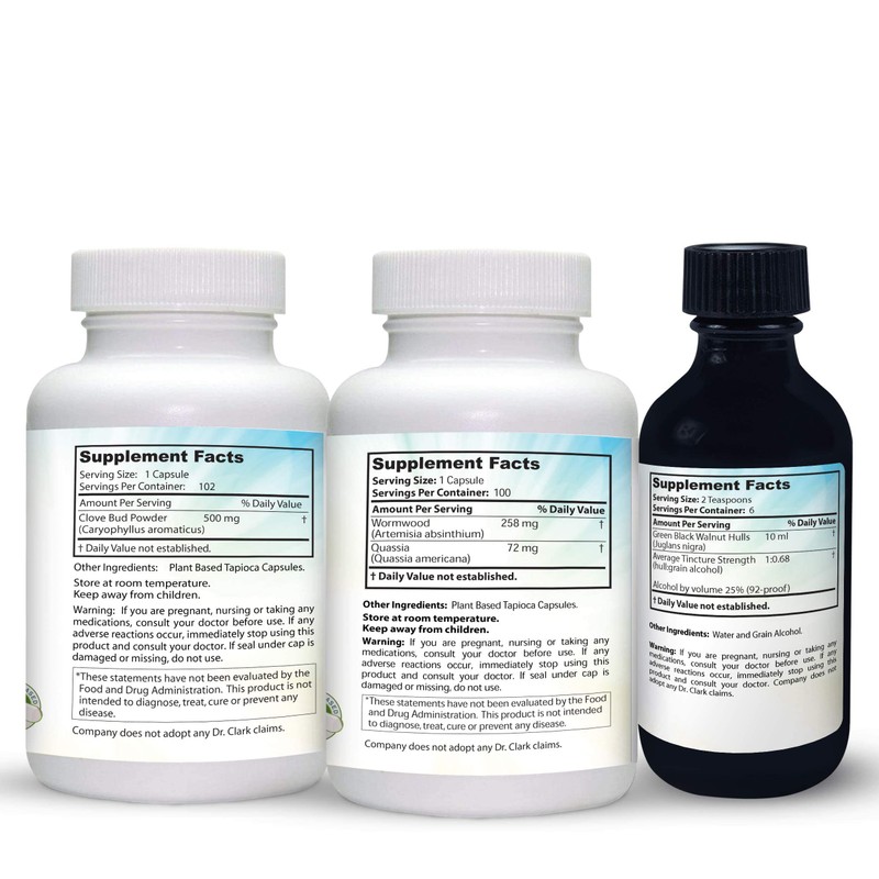 Dr Clark Store Intestine Support & Cleanse Kit - with