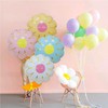 8pcs Daisy Flower Balloons Groovy Retro Pastel Balloons Daisy Balloons