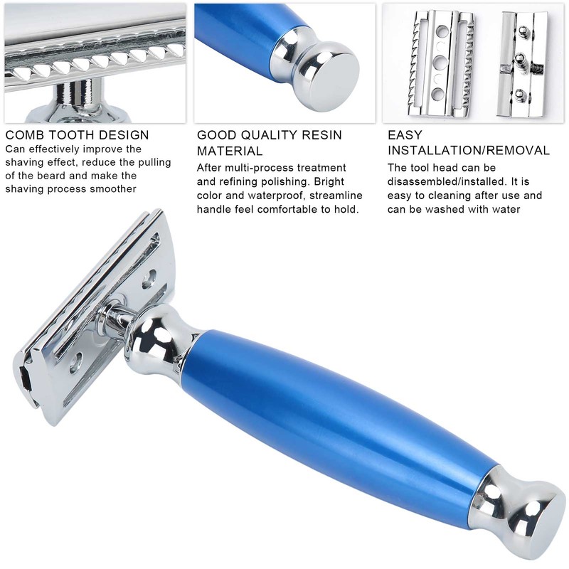Men Razor Manual Safety Shaving Knife Hair Remover Tool for