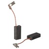 vhbw 2 x Carbon Brush, Motor Carbon, Abrasive Carbon 7