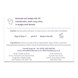 Friendly Soap Friendly Soap - Naked & Natural Fragrance-Free Shaving Bars (7 x 95g), Rich, Soothing, Plant-Based, Cruelty-Free, Made By Hand, No Preservatives or Sulphates, Sustainable, Recyclable