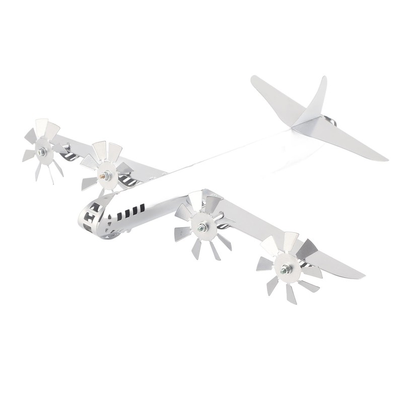 Aircraft Wind Spinner Metal Windmill Airplane Wind Spinner Sculpture for