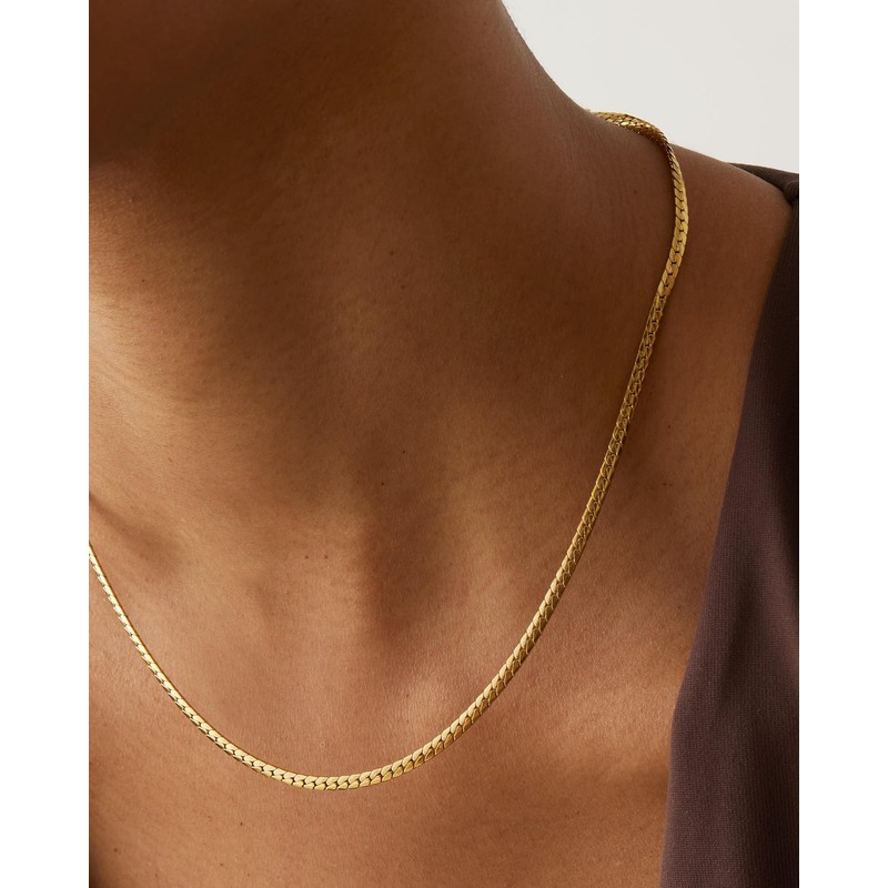 JENNY BIRD Priya Necklace, High Polish Gold