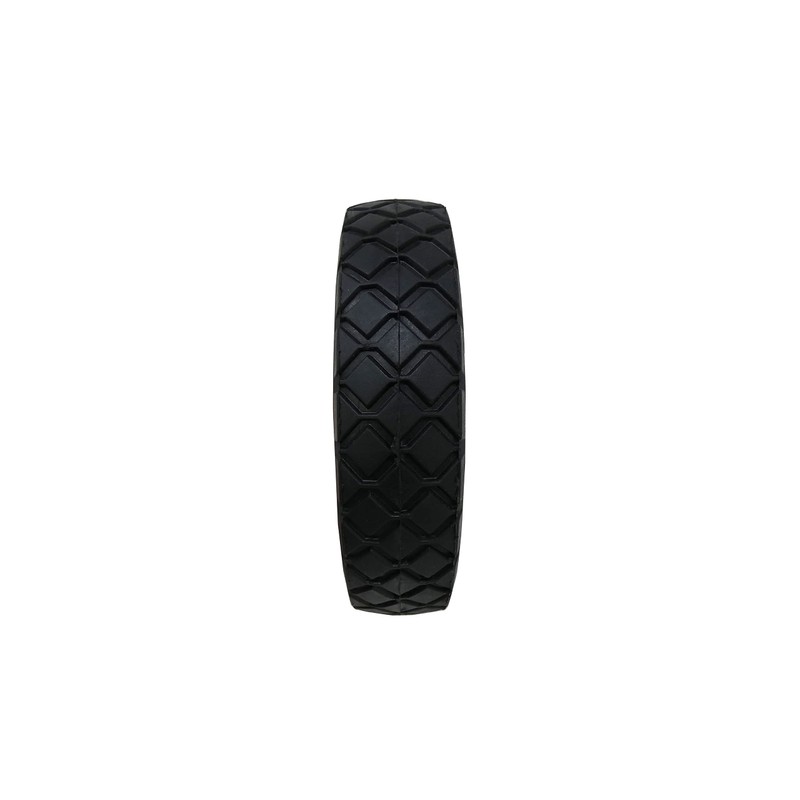 Shepherd Hardware 9610 6-Inch Semi-Pneumatic Rubber Replacement Tire, Plastic Wheel,