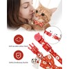 HSIGIO Christmas Cat Collar with Bells, Breakaway Cat Bowtie Collars,