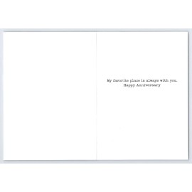 AVANTI ROMANCE IN NYC PARK ANNIVERSARY GREETING CARD New w/ Envelope CF11
