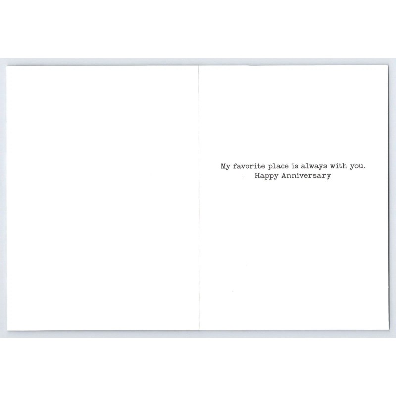 AVANTI ROMANCE IN NYC PARK ANNIVERSARY GREETING CARD New w/