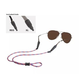 Croakies Stars n Stripes Terra Reg & XL Patriotic Eyewear Retainer Made in USA