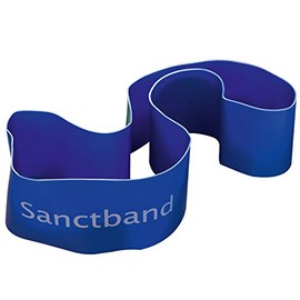 Spitzner Sanctband Loop Gymnastics Band for Strength and Stability Training, Rehabilitation and Fitness Training as well as Yoga and Pilates, Blueberry (Thick) 66 cm x 5 cm