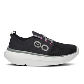 OOFOS OOmy Stride Recovery Shoe, White & Black - Women’s Size 5