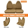 Kistrba Truck Seat Cover Fit for 1997-2000 Ford F-150, Tan