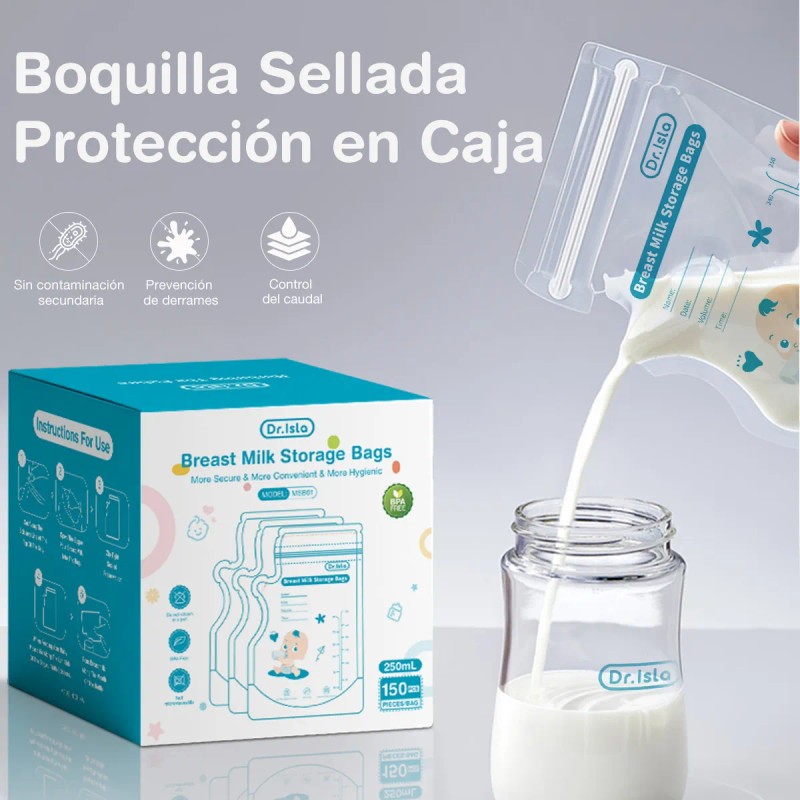 Bolsas Para Leche Materna Dr.isla Msb01 150 Piezas