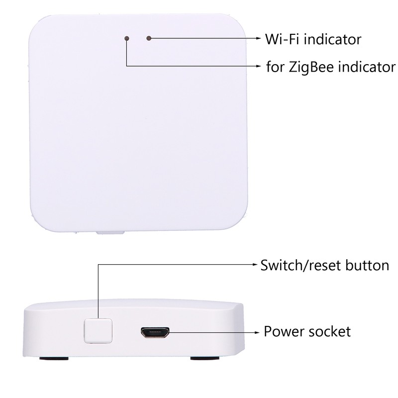 Smart Wireless Hub Gaterway Voice Control 5V for Tuya Zigbee
