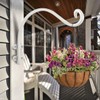 Maosen 12 Inch Plant Hangers Outdoor 2 Pack White, Heavy