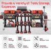 LDDEFOA Power Tool Organizer Wall Mount, Large Tool Organizer with