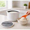 Microwave Rice Cooker for Home and Office - Multifunction Food