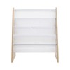 Kids Bookshelf, Book Organizer, Kids Bookcase with 4 Deep Sling