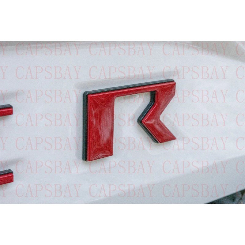 BEST HOT TX Red Black Raised Tailgate Letters for 2022