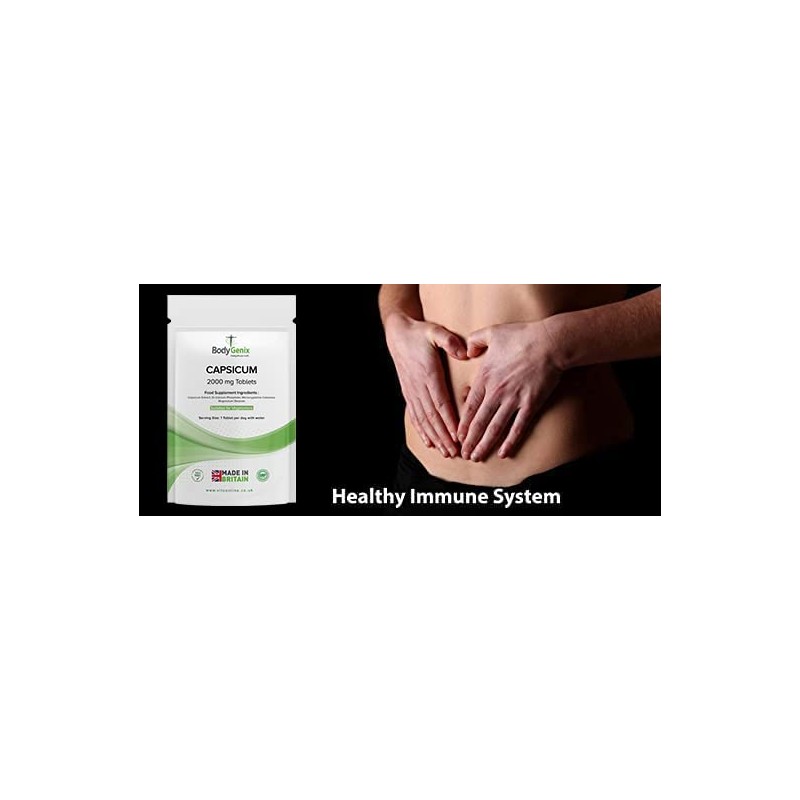 Bodygenix Bodygenix Capsicum Extract 2000mg Tablets - High Strength Anti