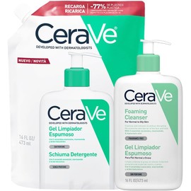 CeraVe Refill Gel Espumoso 16oz Limpiador Piel Normal a Grasa