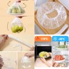 300 Pcs Reusable Elastic Food Covers –Stretchable Bowl & Plate