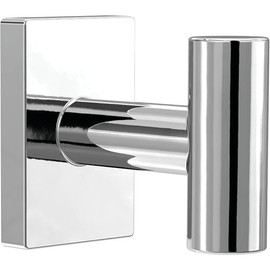 FRANKLIN BRASS Hartwell (1-Pack) Towel Hooks Polished Chrome Single Bathroom Hooks Wall Mounted for Robes & Towels Hand Towel Hook Holder Kitchen, Bathroom Accessories HRT35-PC