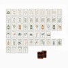 New Tortoiseshell White Lotus 160 Pieces Set Luxury Acrylic Engraved