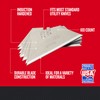CRAFTSMAN Utility Knife Blades, 100 Pack, For Drywall, Leather, Rubber
