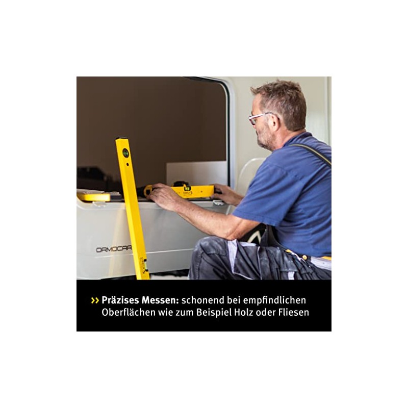 STABILA Classic Set 70, 3-Piece Spirit Level Set: 100 cm,