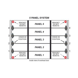 Alcan Industrial Steel Garage Door Replacement Hinge (#2) - Galvanized Finish (Pack of 4) - 2.67" W x 7.375" L