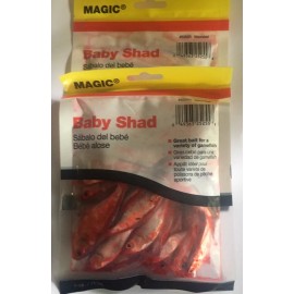 Magic Products Wounded Baby Shad Preserved by Magic Products 4 oz. resealable bag Item #5255R  - 1 Pack Lot