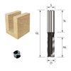 ENT Straight Cutter TC Shank (C) 12 mm, Diameter (A)