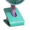 Mini Clip On Fan ABS Foldable USB Rechargeable Noiseless Small