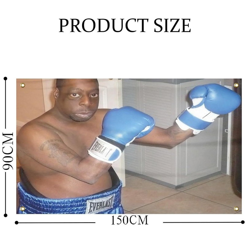 Boxing Green Lester Flag,150 * 90 CM,Polyester Thickness, Fade Resistant,