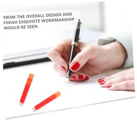 TEHAUX 3sets Quick Refill Fountain Pen Ink Converter Ink Absorber Plastic Material Student Friendly 50pcs*3