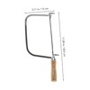 OSALADI 1set Coping Saw with Wooden Handle Lightweight Scroll Saw