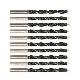 Daptez ® 10pk Lip & Spur Drill Bits High Carbon Steel 6mm Centring Bit for Exact Positioning 2 Outer Cutting Spurs Durable Sharp Precision Drill Work On Timbers Wood DIY