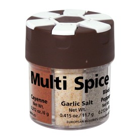 Coghlan's Multi-Spice Shaker – Compact and Portable Seasoning Container with Multiple Compartments for Camping, Hiking, Backpacking, and Outdoor Cooking – Durable, Lightweight, Travel-Ready