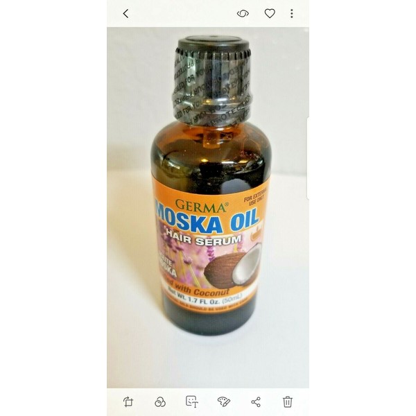 Moska Oil Hair Serum Fortified With Coconut  Aceite de Mosca 1.7 Oz