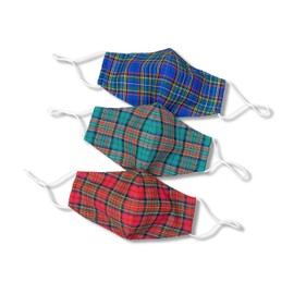 HOPE LOVE SHINE Fashionable Holiday Reusable Face Masks with Adjustable Earloops & Filter Pocket for Adult