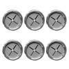 Junwapy 6Packs Kitchen Towel Hooks, Round Self Adhesive Wall Mount