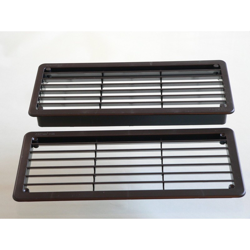 Vecamco TELESCOPIC DOUBLE SIDED RECTANGULAR PLASTIC AIR VENT 270mm x