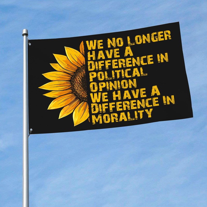 Political Flags 3x5 Morality Flag Banner, Difference in Political Opinion