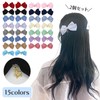 Ribbon Clip with Star Charm, Set of 2, Mint